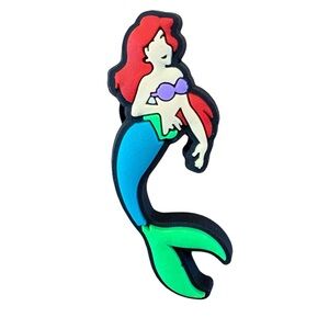 Little Mermaid Ariel Croc Charm